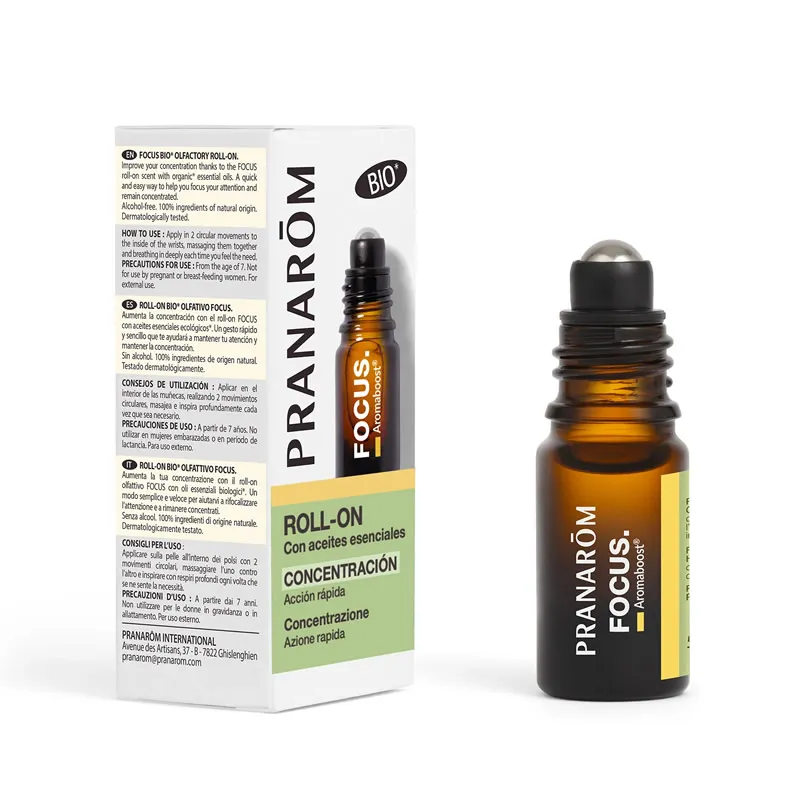 Pranarom Aroma Boost Focus Roll-On 5ml