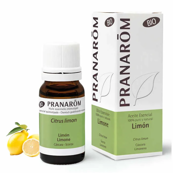 Pranarom Organic Lemon Peel Essential Oil 10 ml