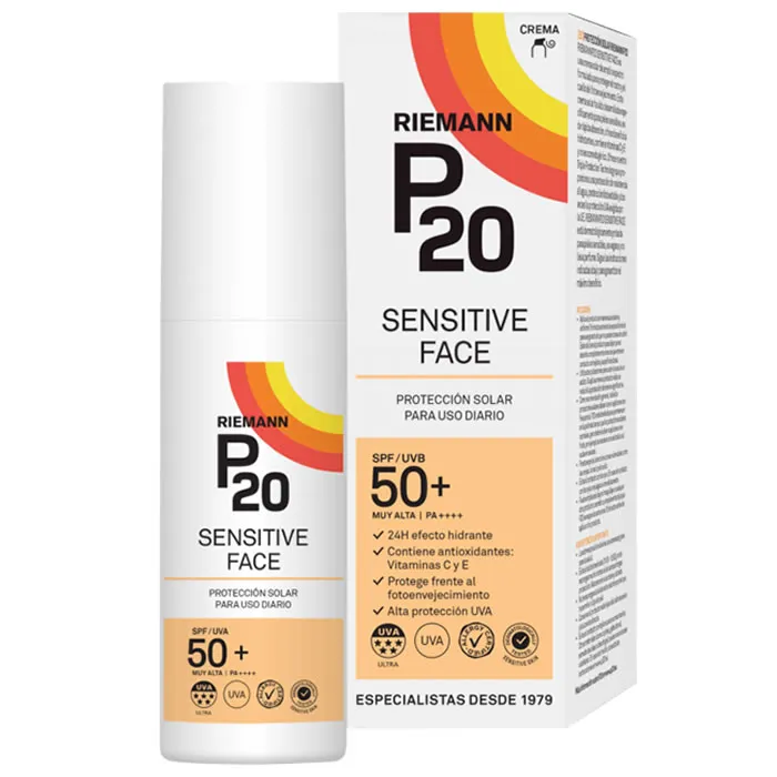 Riemann P20 Sensitive Face Sunscreen SPF50+ 50g