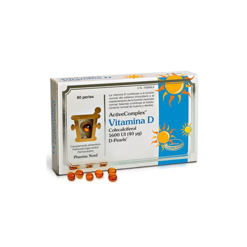 Complesso Attivo Vitamina D 1600 UI. 80 Perle