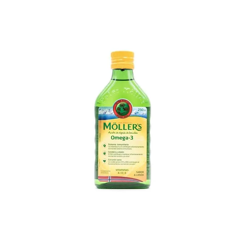 Olio di merluzzo al limone Moller’s 250ml
