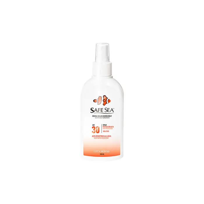 Spray solare ecologico Safe Sea Sunscreen SPF 30 per il corpo, 100 ml