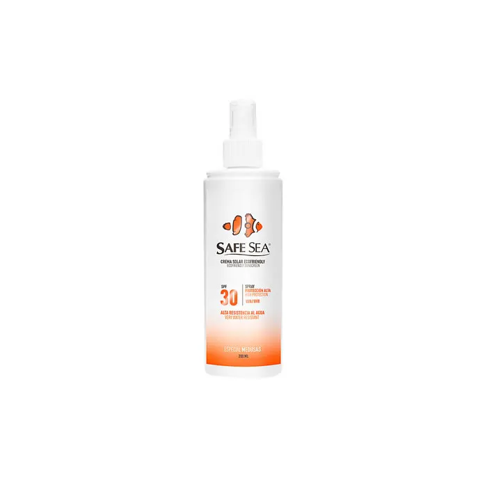 Spray solare ecologico Safe Sea Sunscreen SPF 30 per il corpo 200 ml