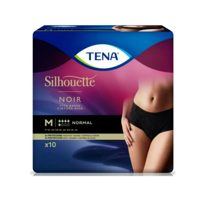 Tena Silhouette Normal Nero M 10U