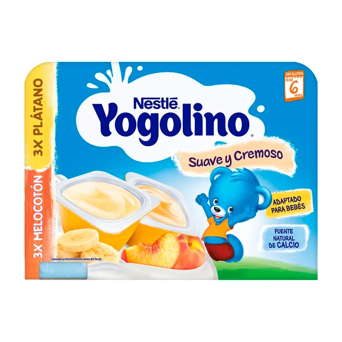 Nestlé Yogorino Banana e Pesca 6x60g