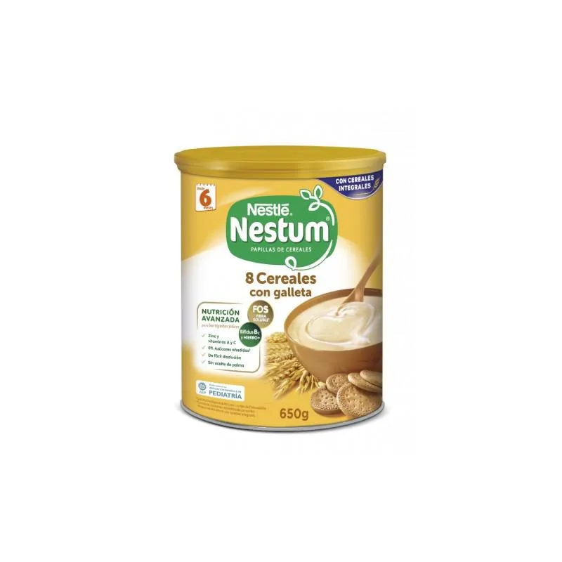 Nestlé Nestlé Nestum 8 Cereali con Biscotto 650g
