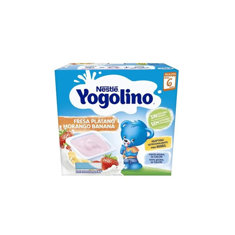 Nestlé Nestlé Iogolino Fragola e Banana 6m 4x100g