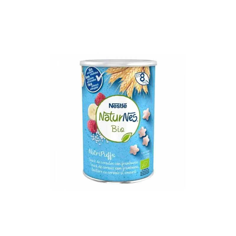 Cereali snack Nestlé Nature’s Bio Nutri Puffs con lampone 35 g