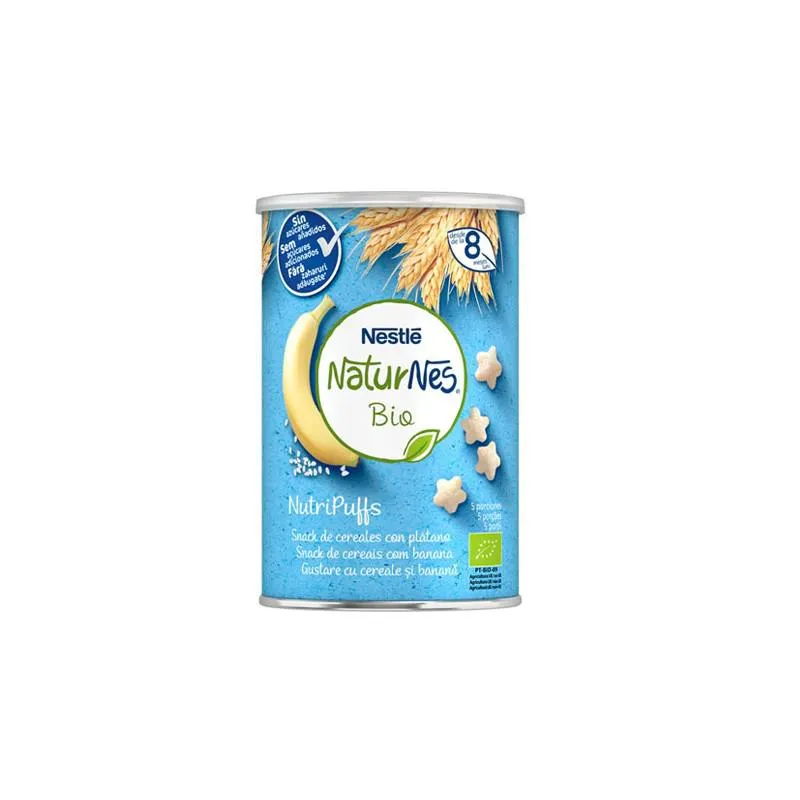 Nestlé Nestlé Nature’s Bio Nutri Puffs Snack Cereales Con Plantain 8m 35g