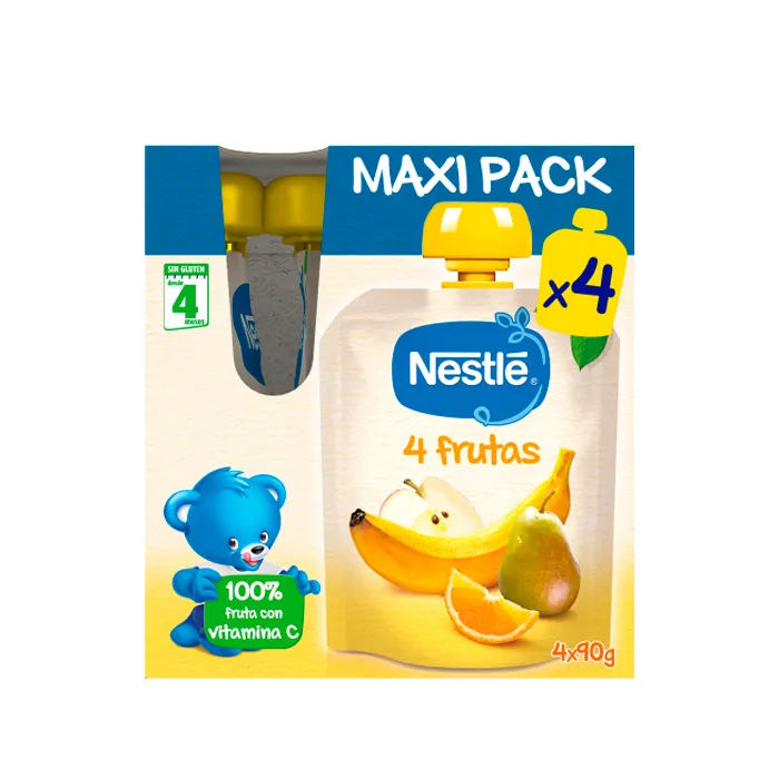 Nestlé Bustina da 4 frutti 4x90g Maxi Pack