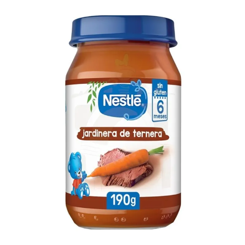 Nestlé Jardinière di Manzo Senza Glutine da 6 Mesi 190g