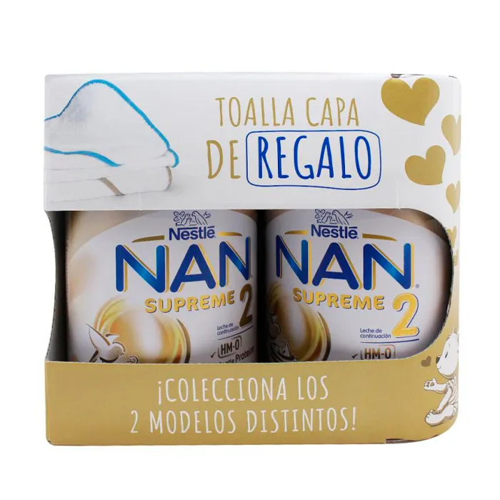 Nestle Nan Suprema 2x800g Asciugamano Regalo