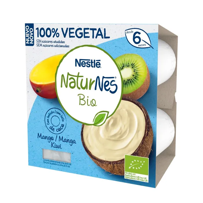 Naturnes Bio Vegan Mela Ananas Porzione 4x90g