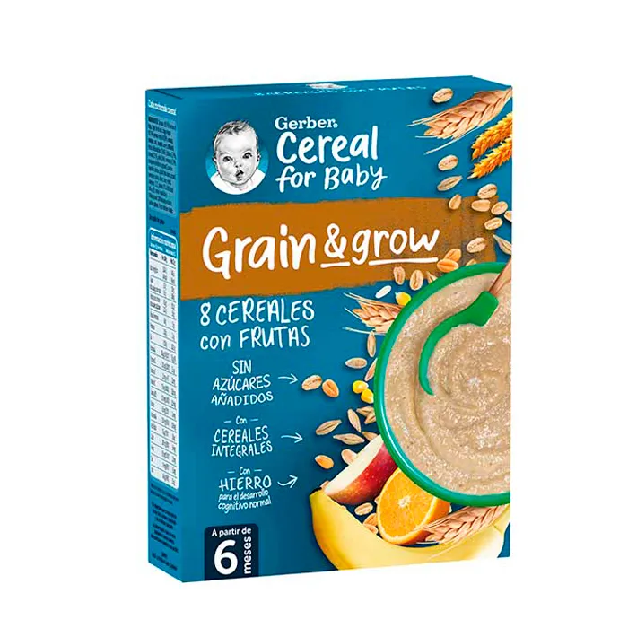 Gerber Porridge 8 Cereali e Frutta 250g