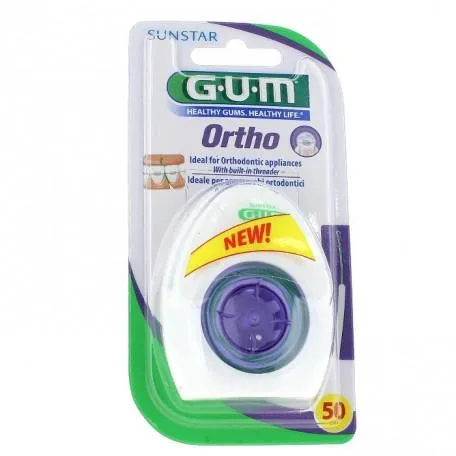 Sunstar Gum Ortho Floss 50 unità