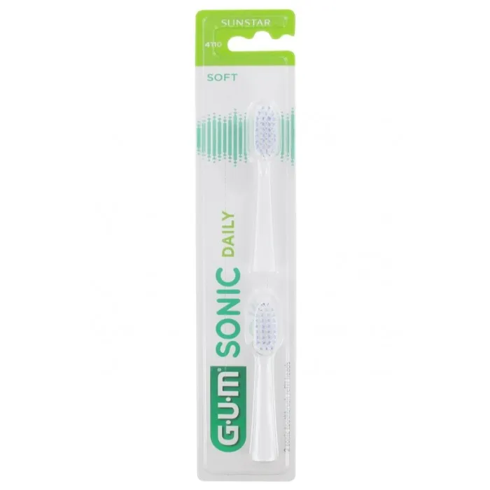 Ricariche giornaliere Gum Sonic White Brush 2U