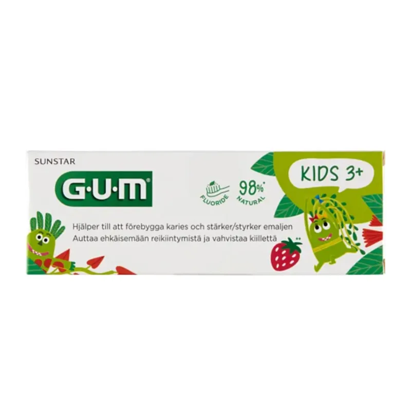 Dentifricio Gum Kids al gusto di fragola 50 ml