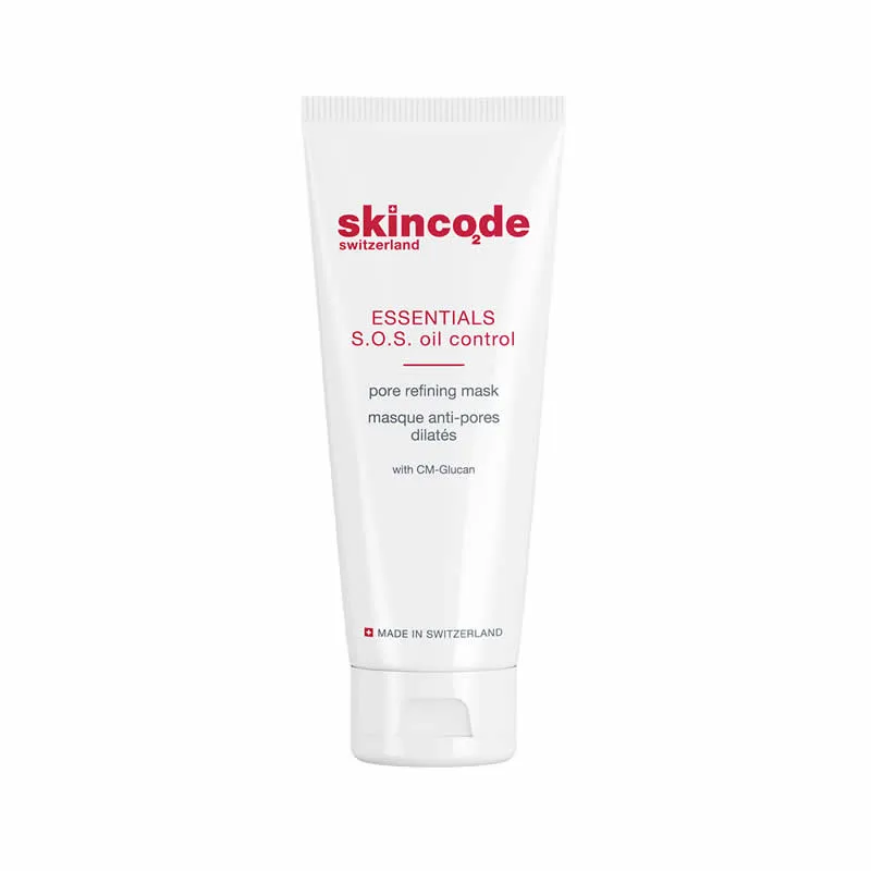 Maschera purificante per pori Skincode Essentials S.O.S. Oil Control 75 ml