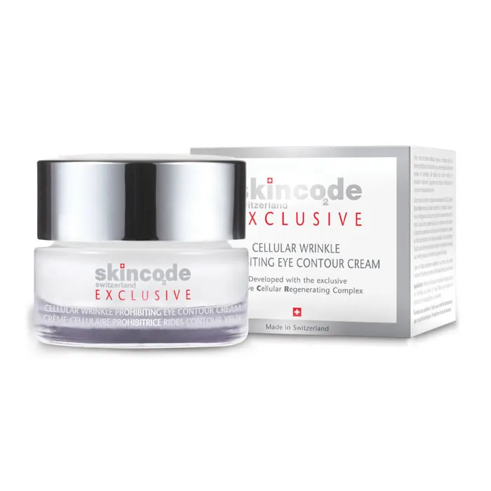 Crema contorno occhi antirughe cellulare esclusiva Skincode 15 ml