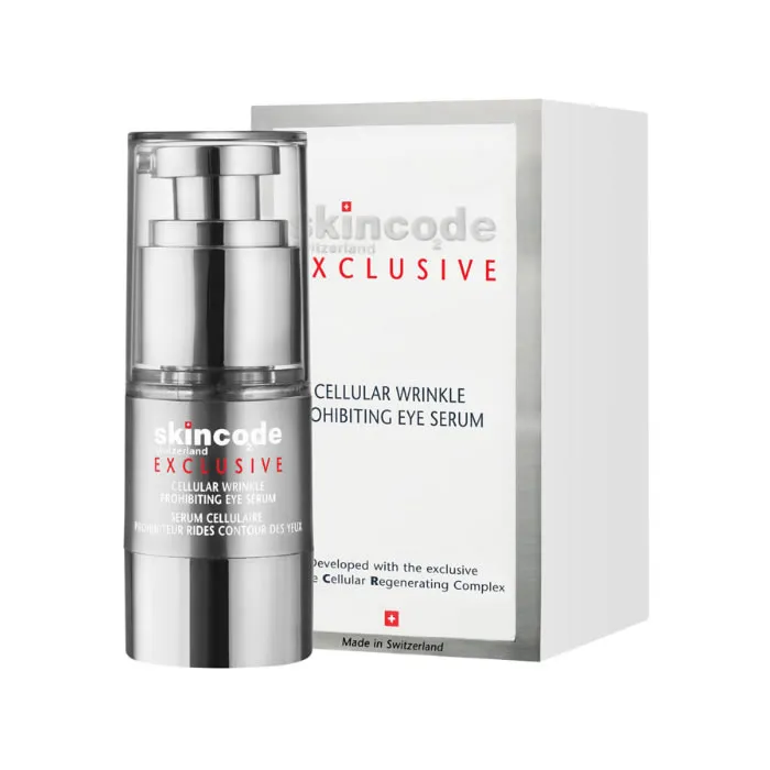 Siero contorno occhi antirughe cellulare esclusivo Skincode 15 ml