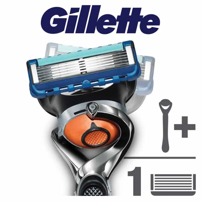 Rasoio manuale Gillette Fusion Proglide con tecnologia Flexball
