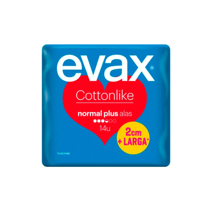 Assorbenti Evax Cotton Like Normal Wings Plus 14U