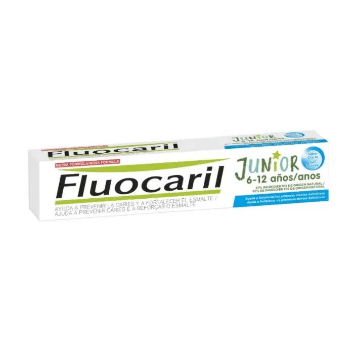 Fluocaril Junior Bubble Flavor Toothpaste 6-12 Years 75ml Fluocaril Junior Bubble Flavor Toothpaste 6-12 Years 75ml