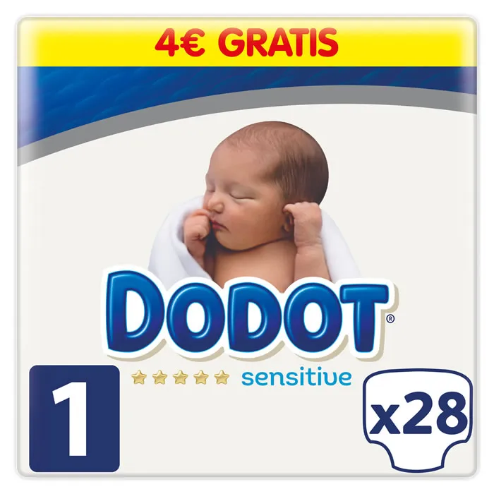 Dodot Protection Plus Sensitive T-1 28 unità