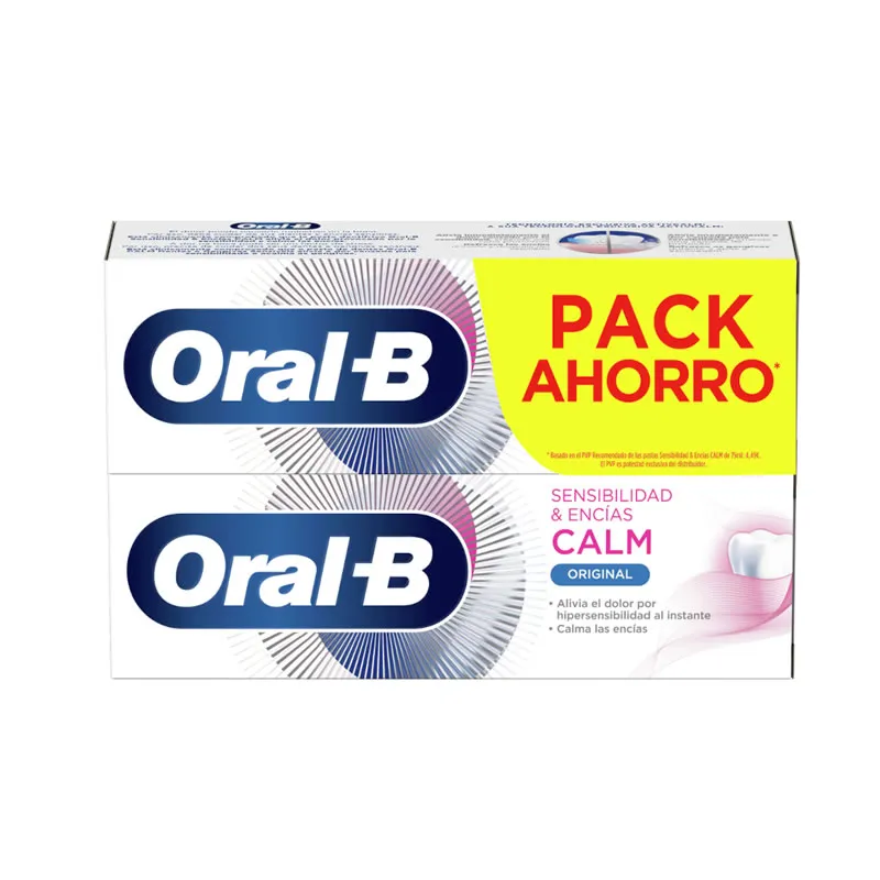 Dentifricio Oral-B Sensitive & Gum Calm Original 2x75ml