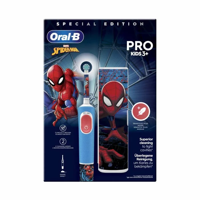 Oral B Pro Kids 3+ Cepillo Electrico Spiderman Special Edition Oral B Pro Kids 3+ Cepillo Electrico Spiderman Special Edition
