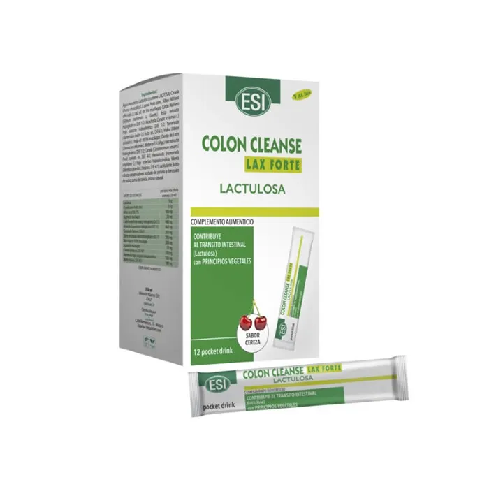 Esi Colon Cleanse Lax Forte Lactosa Pocket Drink 12 unità