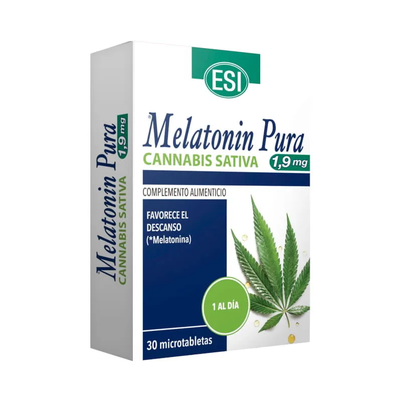 Esi Pure Melatonin Cannabis Sativa 1,9 Mg 30 Micro Compresse
