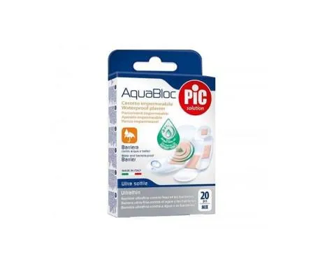 Pic Aquabloc Con Battericida Medicazione Adesiva Rotonda 22,5 Mm 2