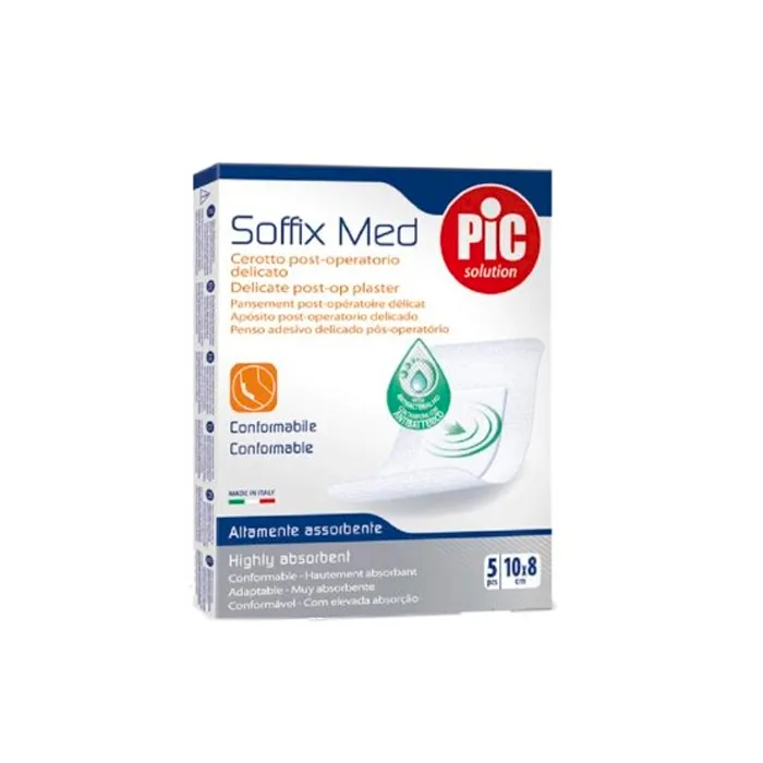 Pic Soffix Med Medicazione sterile 10x8cm 5U
