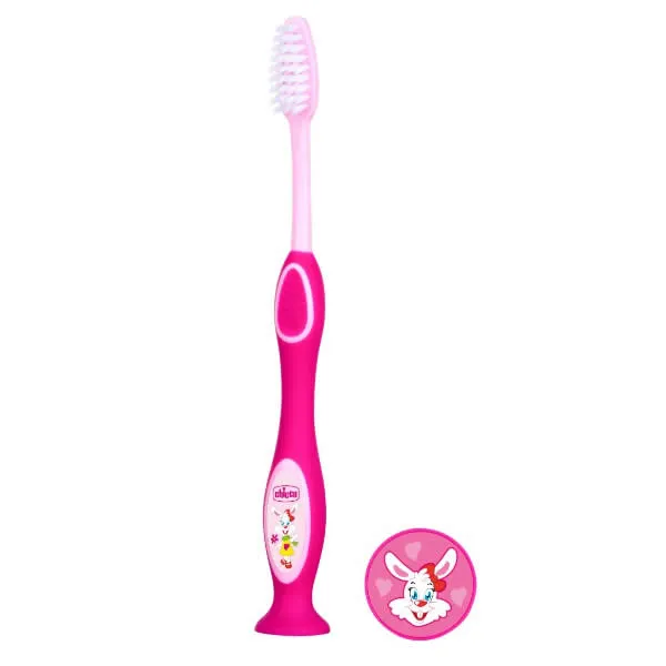 Spazzolino da denti Chicco Milk Rosa 3-6 anni