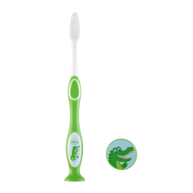 Spazzolino da denti Chicco Milk Verde 3-6 anni
