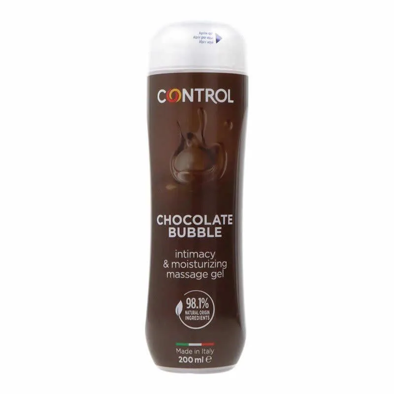 Gel da massaggio Control Chocolate Bubble 200ml