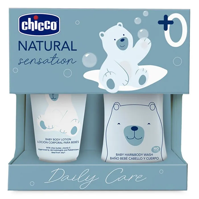 Chicco Natural Sensation Set Igiene e Bagno 2 Pezzi