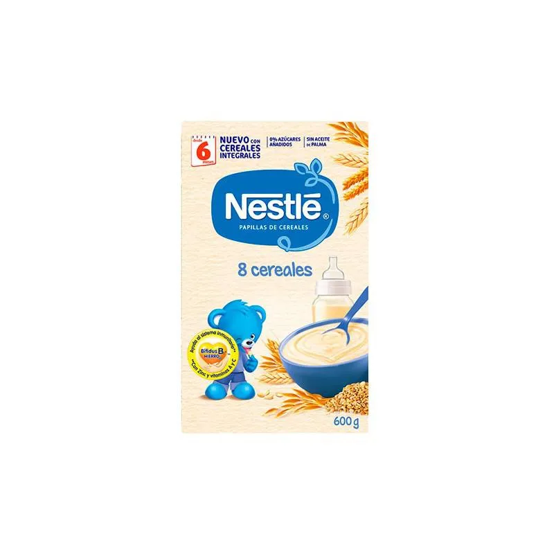 Nestlé Nestlé Porridge 8 Cereali Integrali con Bifidus 6 Mesi