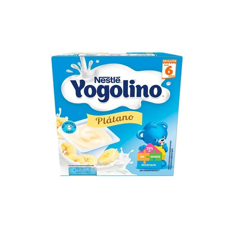 Nestlé Nestlé Banana Milk Dessert 4 pezzi