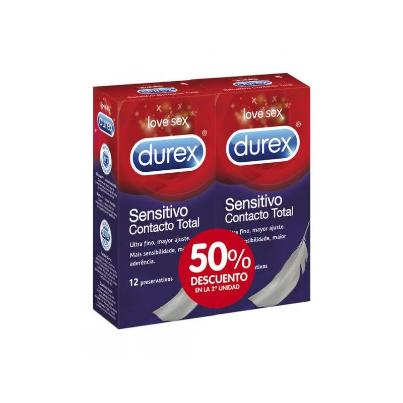 Preservativi Durex Sensitive Contact 2 x 12 unità
