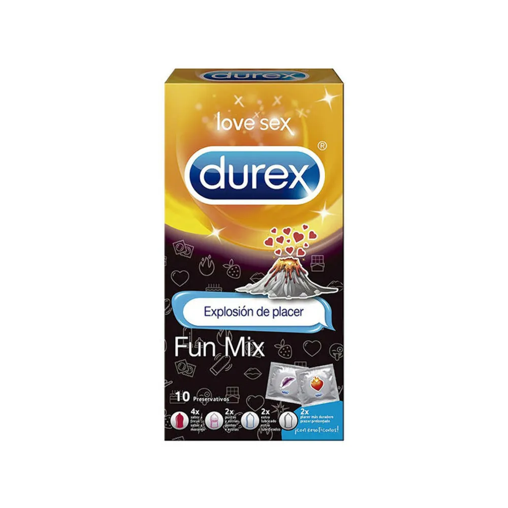 Preservativi Durex Music Edition Fun Mix 10 pezzi