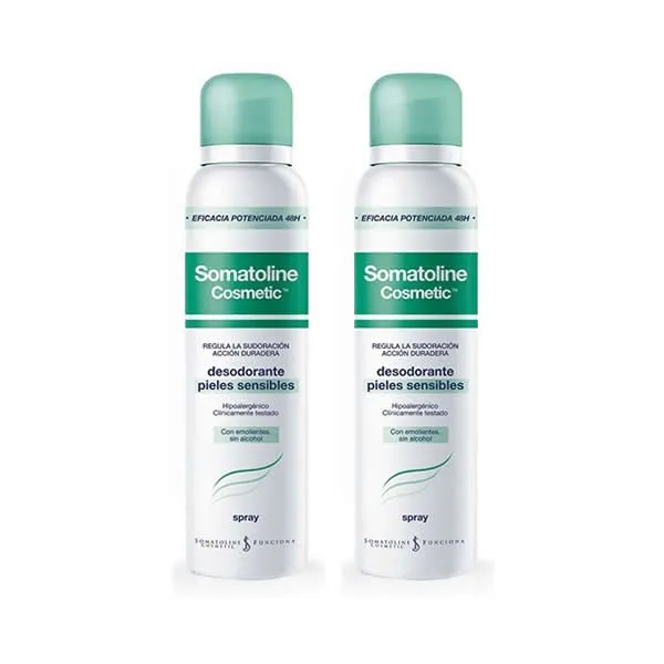 Somatoline Cosmetic Pack Deodoranti Spray Pelle Sensibile 2X150ml