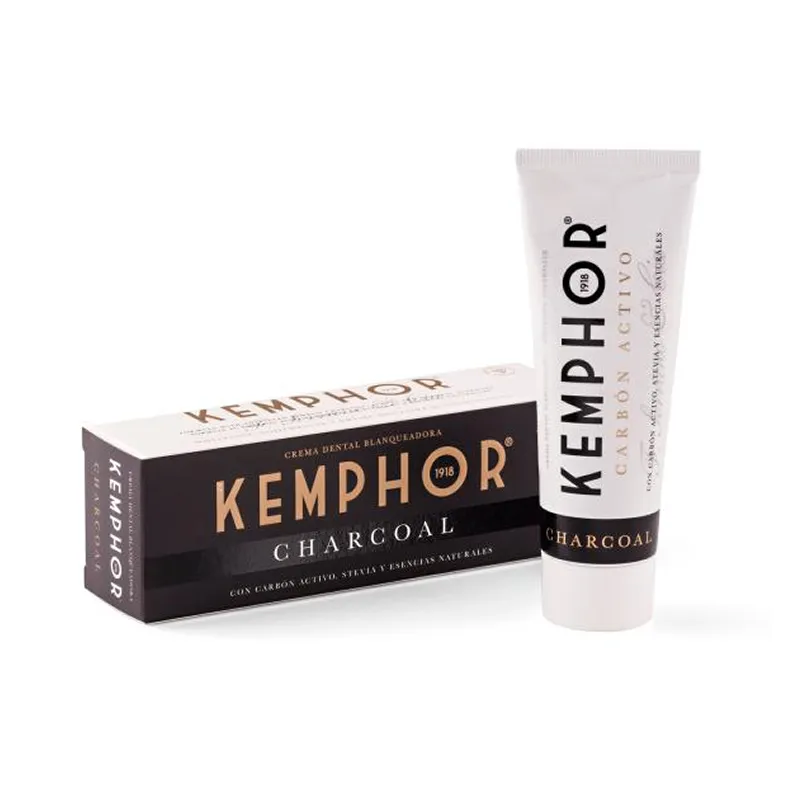 Dentifricio sbiancante Kemphor 1918 carbone attivo 75 ml