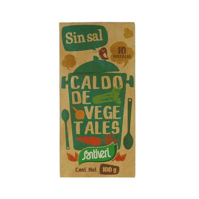 Brodo vegetale non salato Santiveri 10 compresse 100 g