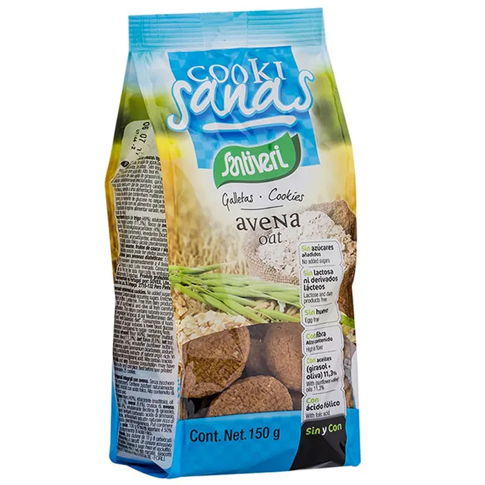 Santiveri Cookisanas Biscotti Di Farina D’avena 150g