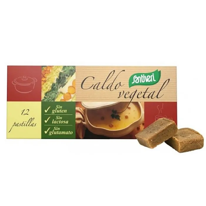 Brodo vegetale non salato Santiveri 12 compresse 100 g