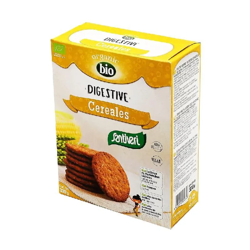 Santiveri Biscotti Digestivi ai Cereali Biologici 330g