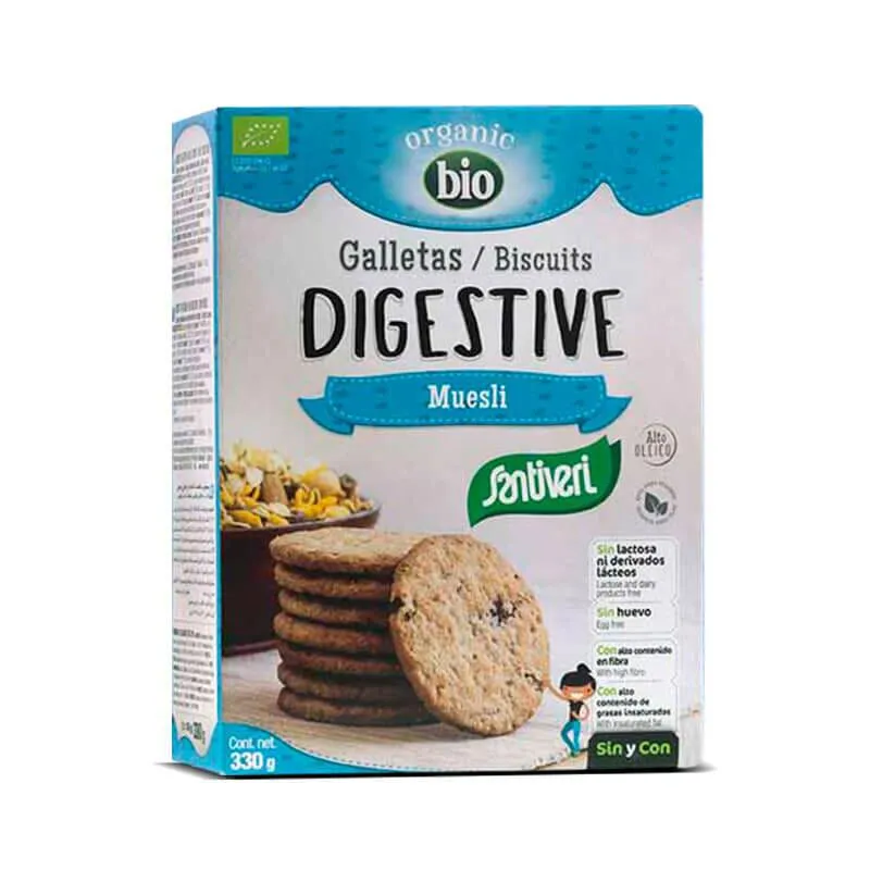 Biscotti biologici Santivery Digestive Muesli 330g