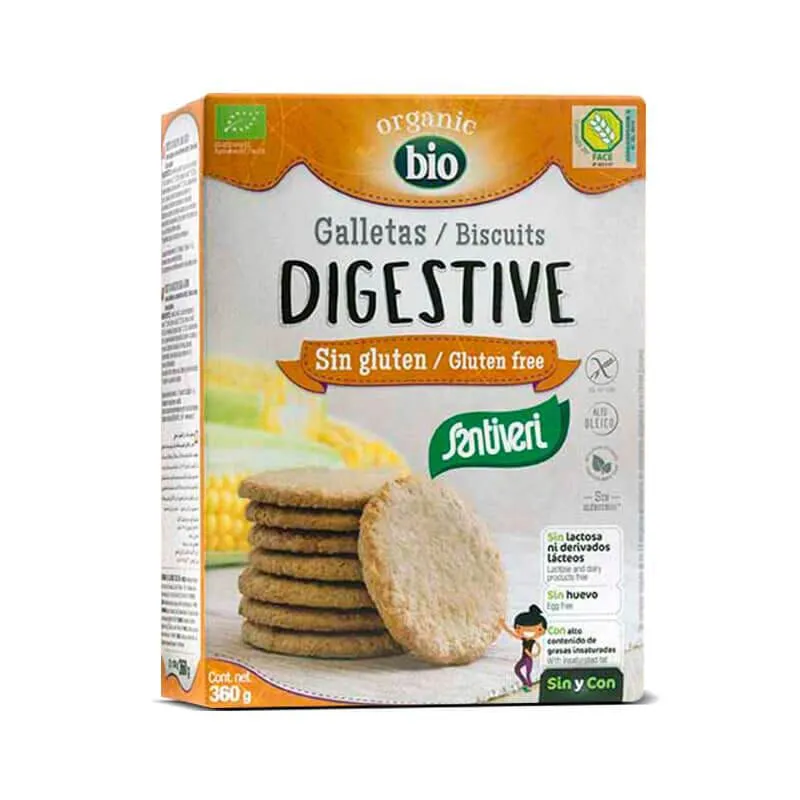 Biscotti Digestive Santiveri Senza Glutine 360g